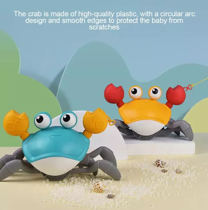 Kids Crawling Crab Baby Toys Pulling Walking Swimming Accessories Dancing